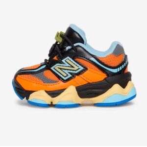 New Balance 9060 Sun Glow/Black Baby Sneakers